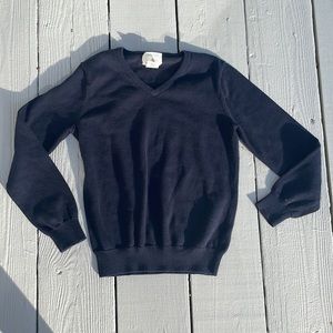 JCrew Boy’s Navy Classic V-Neck Sweater Size 8